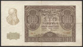 R.577: Generalgouv. Polen 100 Zlotych 1940 (3) 