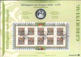 1998/2 Hildegard von Bingen - Numisblatt 