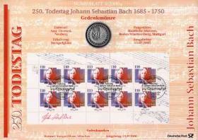 2000/3 Johann Sebastian Bach - Numisblatt 