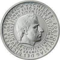 Deutschland 10 Euro 2005 Friedrich v. Schiller stg 