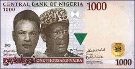 Nigeria P.36a 1000 Naira 2005 (1) 