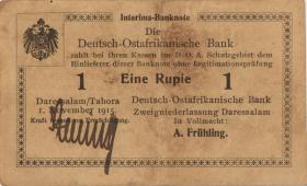 R.919a: Deutsch-Ostafrika 1 Rupie 1915 H (3) 
