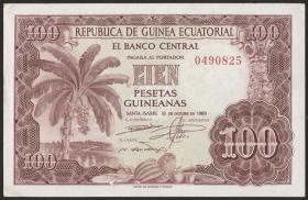 Äquatorial-Guinea P.01 100 Pts.Guineanas 1969 (1) 