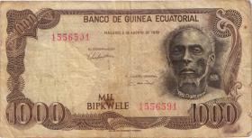 Äquatorial-Guinea P.16 1000 Bipkwele 1979 (4) 