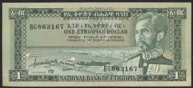 Äthiopien / Ethiopia P.25 1 Dollar (1966) (1) 