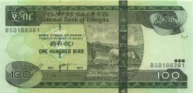 Äthiopien / Ethiopia P.52e 100 Birr 2011 (1) 