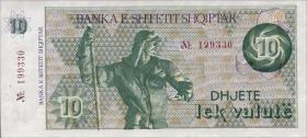 Albanien / Albania P.49 10 Lek Valute (1992) (1) 