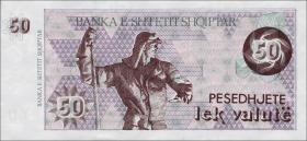 Albanien / Albania P.50b 50 Lek Valute (1992) (1) 
