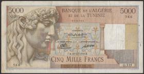 Algerien / Algeria P.109a 5000 Francs 1949 Apollo (3) 