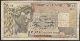 Algerien / Algeria P.120a 50 Neue Francs 31.07.1959 (4) 