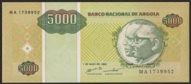 Angola P.136 5000 Kwanzas 1995 (1) 