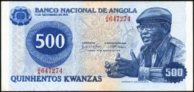 Angola P.116a 500 Kwanzas 1979 (1) 