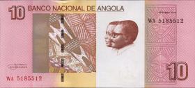 Angola P.151B 10 Kwanzas 2012 (2017) (1) 