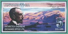 Antarctica 5 Dollars 2001 (1) 