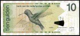Niederl. Antillen / Netherlands Antilles P.28a 10 Gulden 1998 