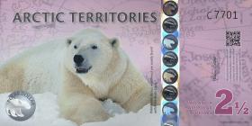 Arctic Territories 2 1/2 Dollars 2013 Polymer (1) 