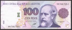 Argentinien / Argentina P.345b 100 Pesos (1992-97) (3-) 
