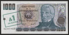 Argentinien / Argentina P.320 1 Austral (1985) (1) 