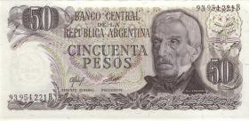 Argentinien / Argentina P.301b 50 Pesos (1976-78) (1) 