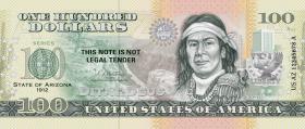 USA State Dollar - 100 Dollars (2022) Arizona - Cochise  (1) 