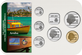 Kursmünzensatz Aruba / Coin Set Aruba 