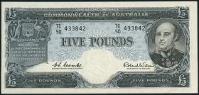 Australien / Australia P.35a 5 Pounds (1960-65) (2/1) 