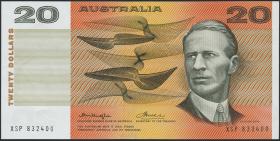 Australien / Australia P.46b 20 Dollars (1975) (2+) 