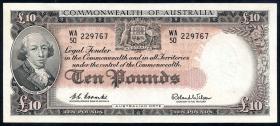 Australien / Australia P.36a 10 Pounds (1960-65) (1-) 