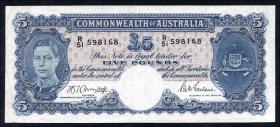 Australien / Australia P.27b 5 Pounds (1949) George VI. (3+) 