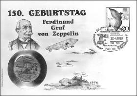 B-0208.b • Graf Zeppelin - 150.Geburtstag 