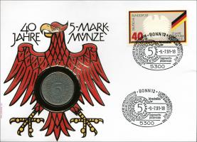 B-0427 • 40 Jahre Fünf Mark Münze 