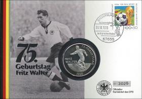 B-0883 • Fritz Walter - 75. Geburtstag 