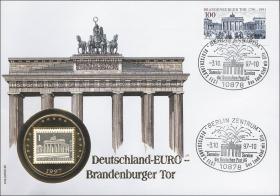 B-1075 • Deutschland EURO- Brandenburger Tor 