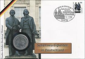B-1099 • Goethe-Schiller-Denkmal in Weimar 