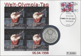 B-1125 • Welt-Olympia-Tag 6.4.1998 