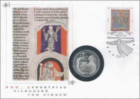 B-1142 • Hildegard von Bingen, 900.Geburtstag 