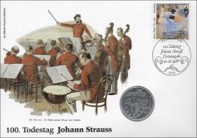 B-1247 • Johann Strauß, 100. Todestag 