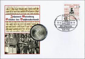 B-1305 • Johannes Gutenberg - Buchdruckerkunst 