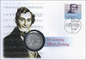 B-1364 • Albert Lortzing, 200. Geburtstag 