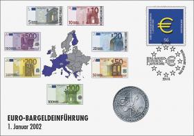 B-1425 • Euro-Einführung *Banknotenausgabe* 