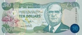 Bahamas P.64 10 Dollars 2000 (1) 