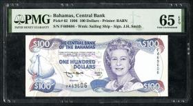 Bahamas P.62 100 Dollars 1996 (1) 