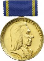 B.0160b Pestalozzi-Medaille Gold 
