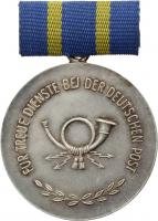 B.0181c Treue Dienst Medaille Post Silber 