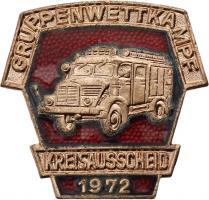 B.0413/ 1972 Kreisausscheid Gruppenwettkampf Bronze 