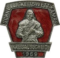 B.0415/ 1969 Kreisausscheid Schnelligkeitswettkampf Silber 