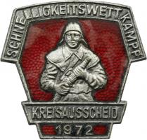 B.0415/ 1972 Kreisausscheid Schnelligkeitswettkampf Silber 
