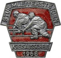 B.0421/ 1968 Kreisausscheid Sturmleitersteigen Silber 