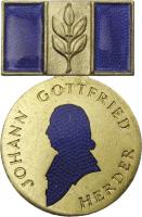 B.2908 Herder-Medaille Gold (blau) 
