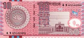 Bangladesch / Bangladesh P.39a 10 Taka 2002 (1) 